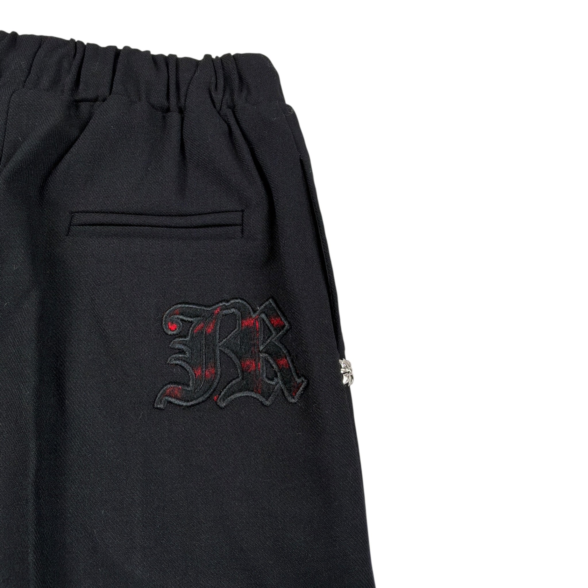 John Richmond Pantalone tinta unita con Logo Nero per Neonato RBA251622PA NERO JOHN RICHMOND 