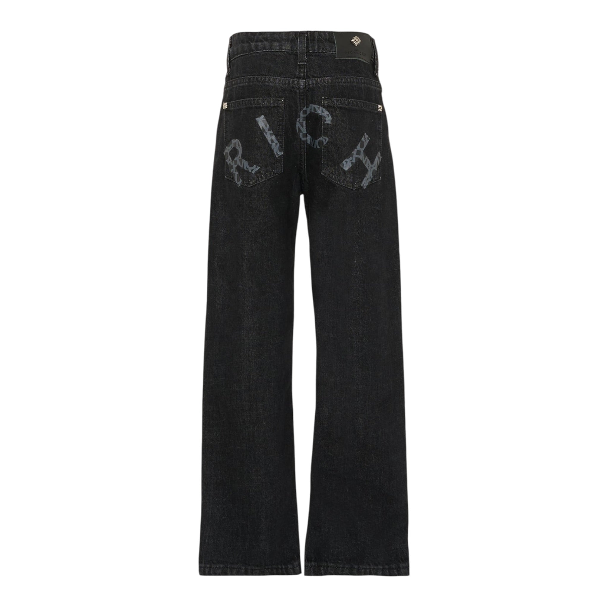 John Richmond Jeans tinta unita con Logo Nero per Neonato RBA25226JEXXXXN NERO JOHN RICHMOND 