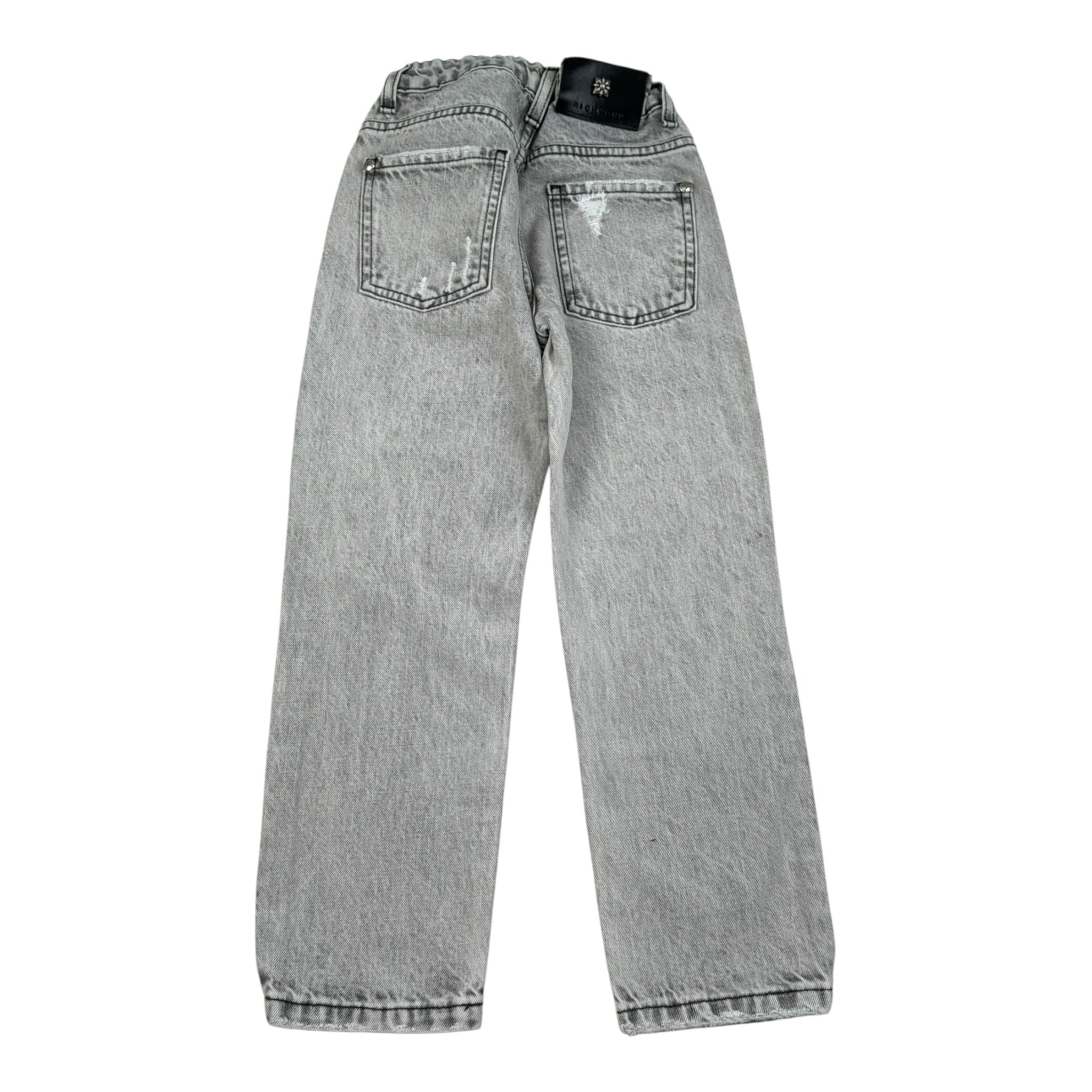 John Richmond Jeans tinta unita con Strappi Grigio per Bambino RBA25240JE GRIGIO JOHN RICHMOND 