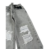 John Richmond Jeans tinta unita con Strappi Grigio per Bambino RBA25240JE GRIGIO JOHN RICHMOND 