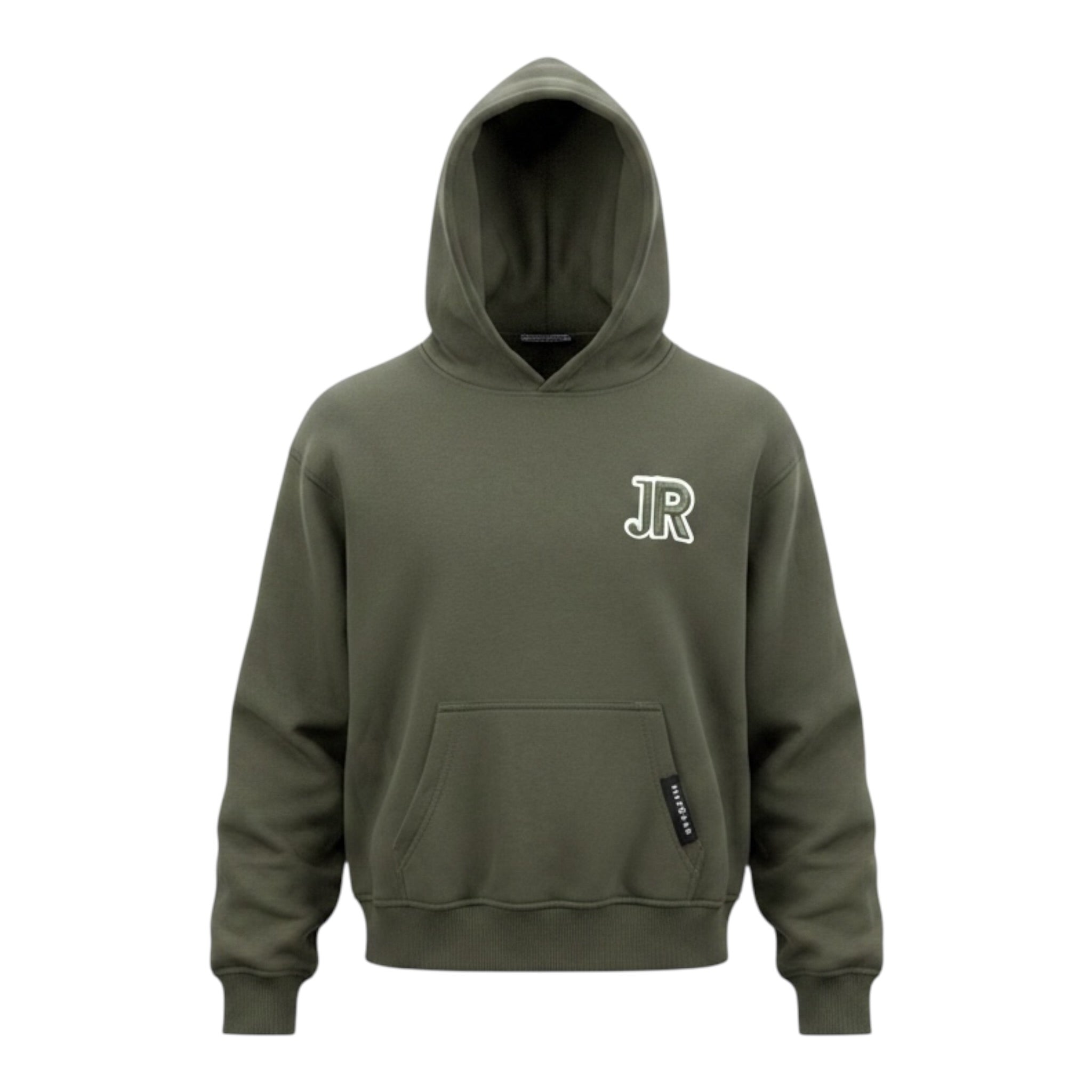 John Richmond Felpa tinta unita con Cappuccio E Stampa Verde per Bambino RBA26005FE VERDE JOHN RICHMOND 