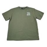 John Richmond T-Shirt tinta unita con Stampa Verde per Bambino RBA26008TS VERDE JOHN RICHMOND 