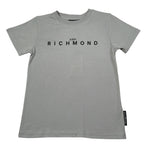 John Richmond T-Shirt tinta unita con Stampa Grigio per Bambino RBA26009TS GRIGIO JOHN RICHMOND 