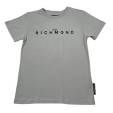 John Richmond T-Shirt tinta unita con Stampa Grigio per Bambino RBA26009TS GRIGIO JOHN RICHMOND 