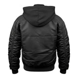 John Richmond Giubbino tinta unita con Zip E Cappuccio Nero per Bambino RBA26028GB NERO JOHN RICHMOND 