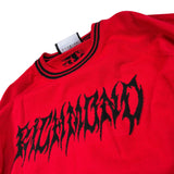 John Richmond Maglia tinta unita con Stampa Rosso per Bambino RBA26048MA ROSSO JOHN RICHMOND 