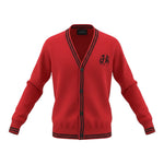 John Richmond Cardigan tinta unita con Stampa Rosso per Bambino RBA26050CD ROSSO JOHN RICHMOND 