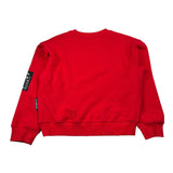 John Richmond Felpa tinta unita con Stampa Rosso per Bambino RBA26054FE ROSSO JOHN RICHMOND 