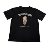John Richmond T-Shirt tinta unita con Stampa Nero per Bambino RBA26065TS NERO JOHN RICHMOND 