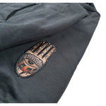 John Richmond Felpa tinta unita con Zip E Cappuccio Nero per Bambino RBA26069FE NERO JOHN RICHMOND 