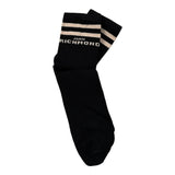John Richmond Calzini tinta unita con Logo Nero per Bambino RBA26072CZ NERO JOHN RICHMOND 