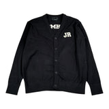 John Richmond Cardigan tinta unita con Stampa Nero per Bambino RBA26075CD NERO JOHN RICHMOND 