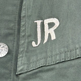 John Richmond Camicia In Denim tinta unita con Logo Verde per Bambino RBA26079CA VERDE JOHN RICHMOND 