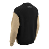 John Richmond Cardigan Bicolore con Bottoni Nero/Beige per Bambino RBA26093CD NERO/BEIGE JOHN RICHMOND 