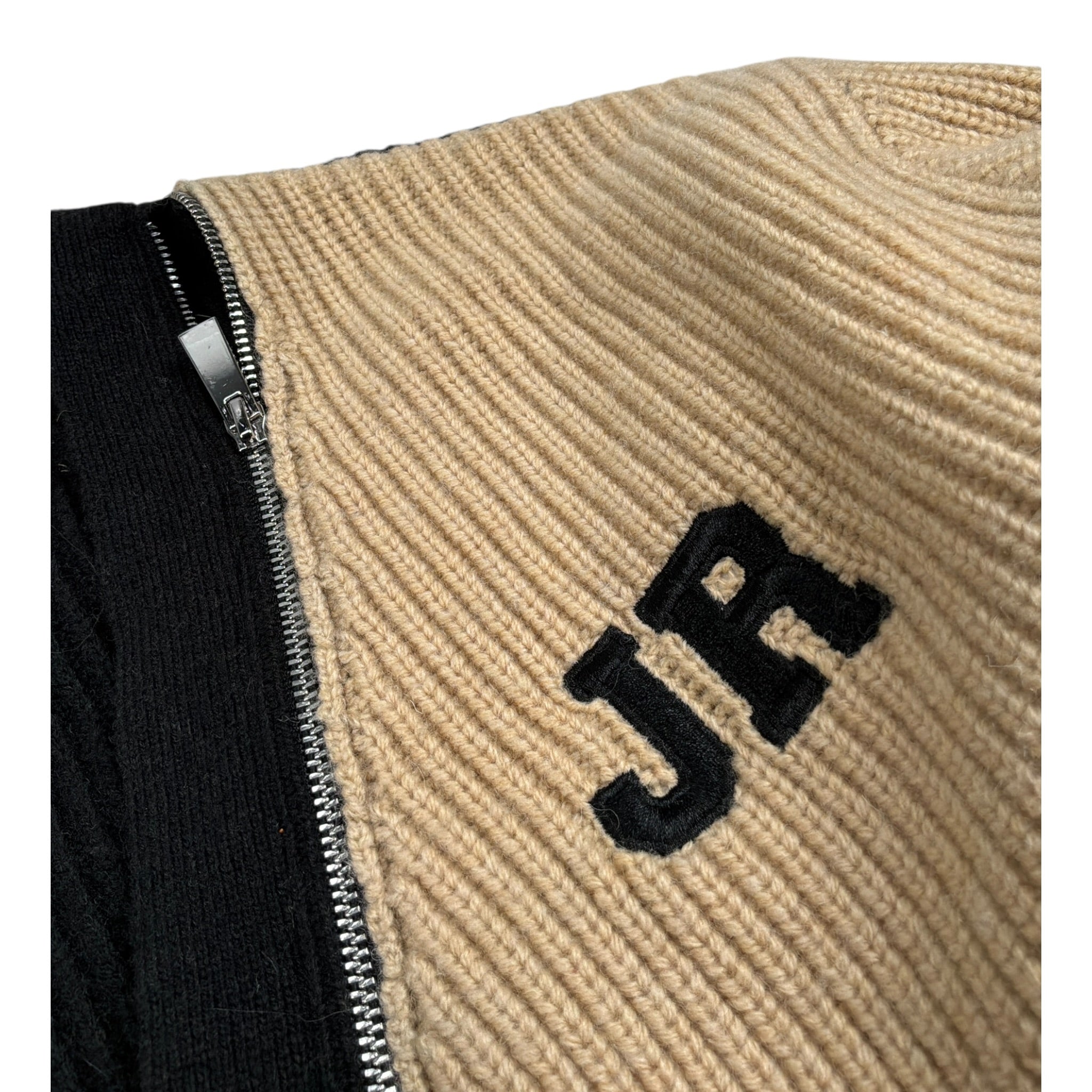 John Richmond Cardigan Bicolore con Bottoni Nero/Beige per Bambino RBA26093CD NERO/BEIGE JOHN RICHMOND 