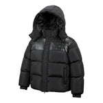 John Richmond Giubbino tinta unita con Zip E Cappuccio Nero per Bambino RBA26099PI NERO JOHN RICHMOND 
