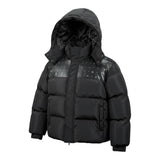 John Richmond Giubbino tinta unita con Zip E Cappuccio Nero per Bambino RBA26099PI NERO JOHN RICHMOND 