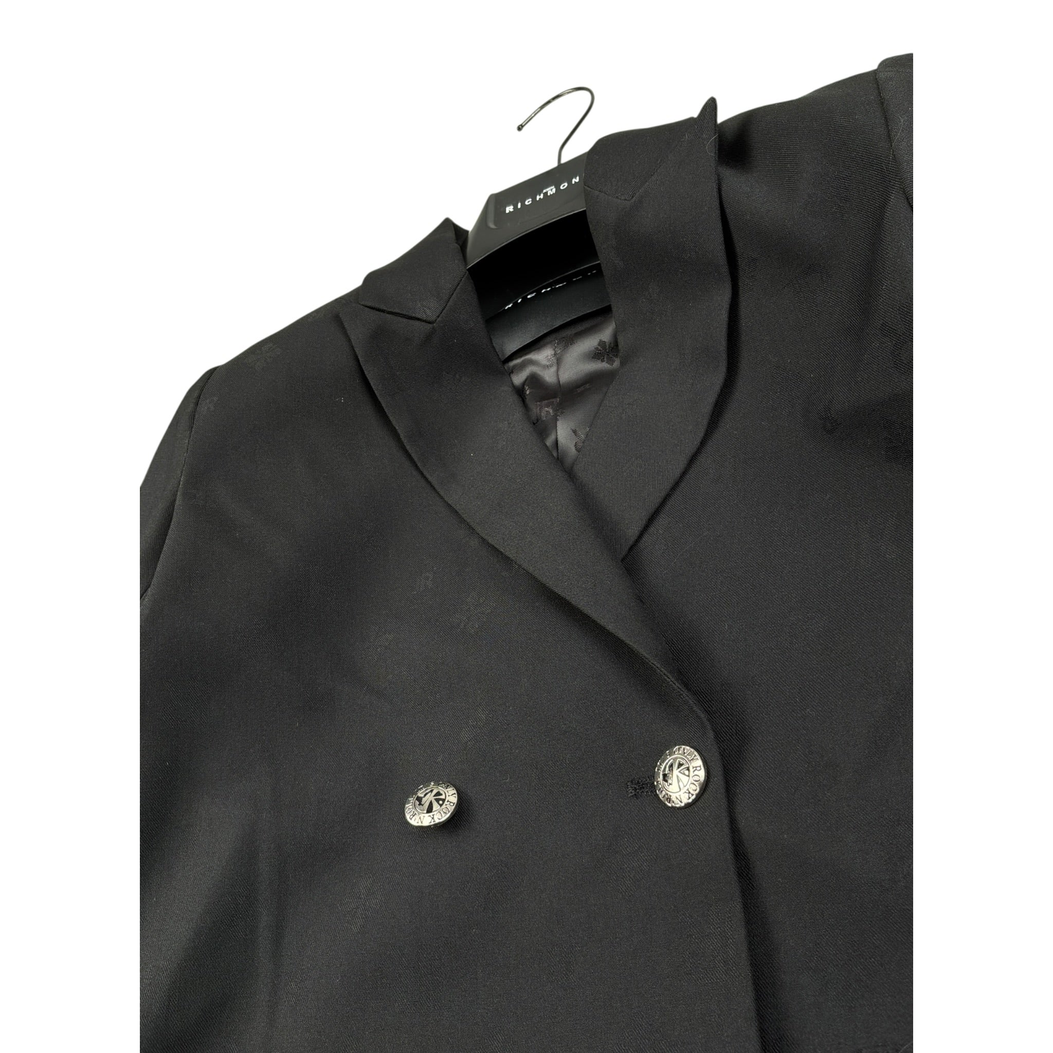 John Richmond Giacca tinta unita con Bottoni Nero per Bambino RBA26100GC NERO JOHN RICHMOND 
