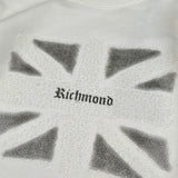 John Richmond Felpa tinta unita con Brillantini Bianco per Bambina RBA26108FE BIANCO JOHN RICHMOND 