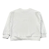 John Richmond Felpa tinta unita con Borchie Bianco per Bambino RBA26113FE BIANCO JOHN RICHMOND 