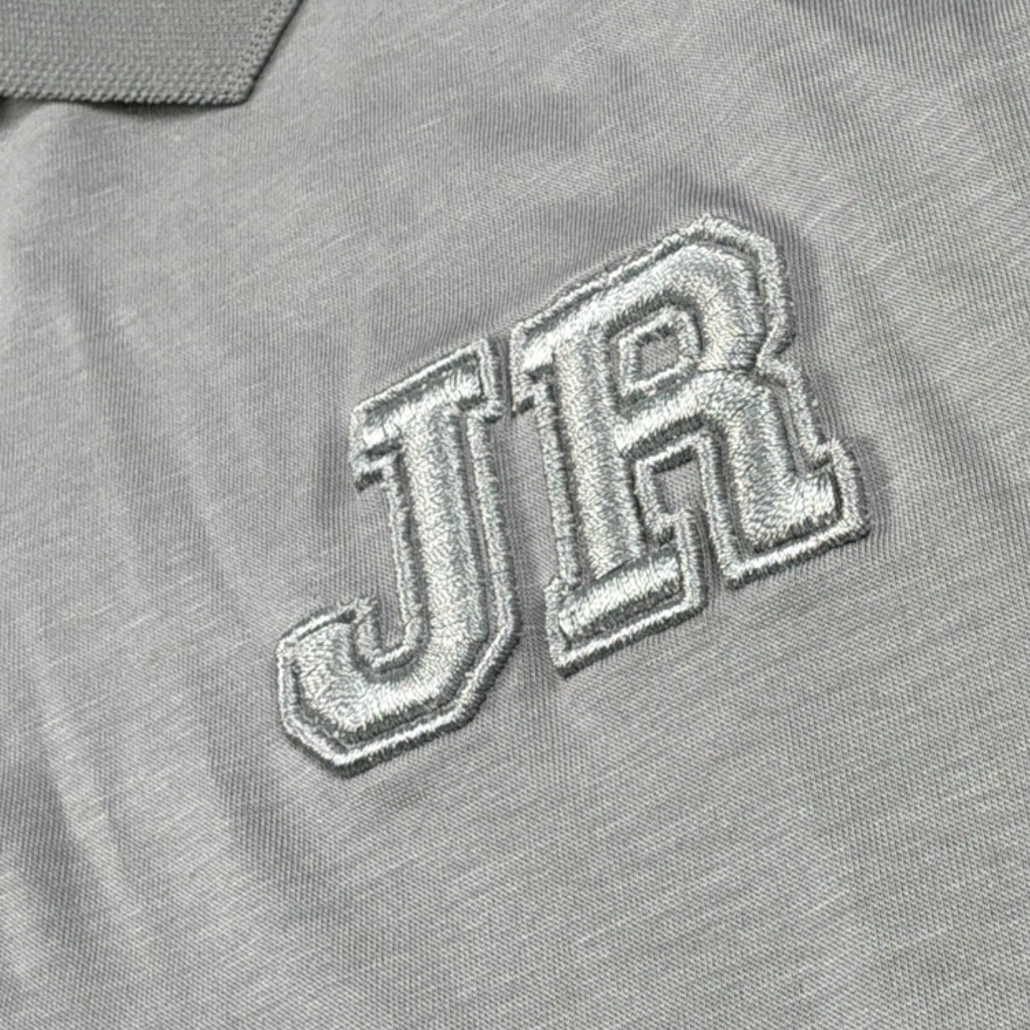 John Richmond Polo tinta unita con Stampa Grigio per Bambino RBA26120PO GRIGIO JOHN RICHMOND 