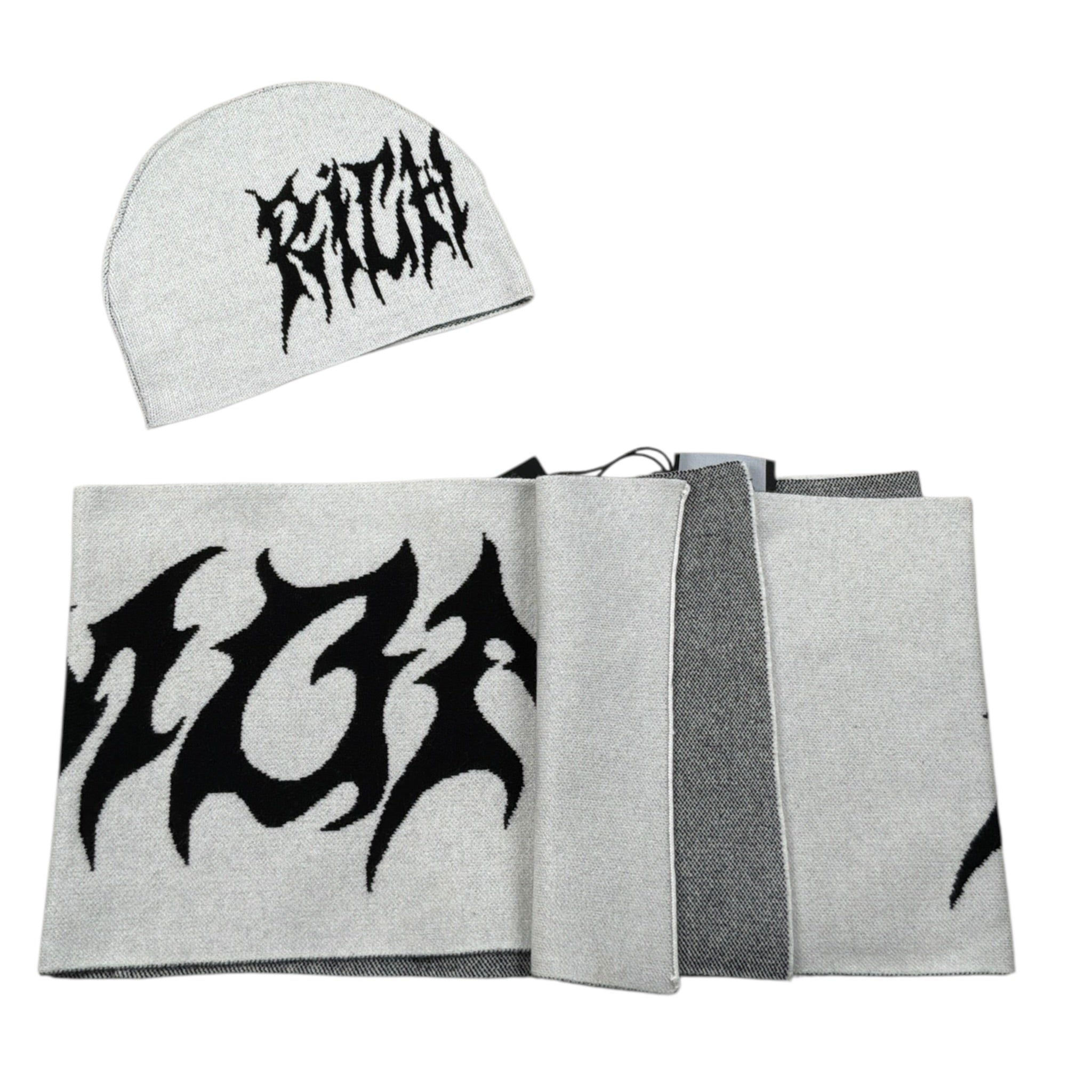 John Richmond Set Cappello-Sciarpa tinta unita Bianco per Bambino RBA26144HS BIANCO JOHN RICHMOND 