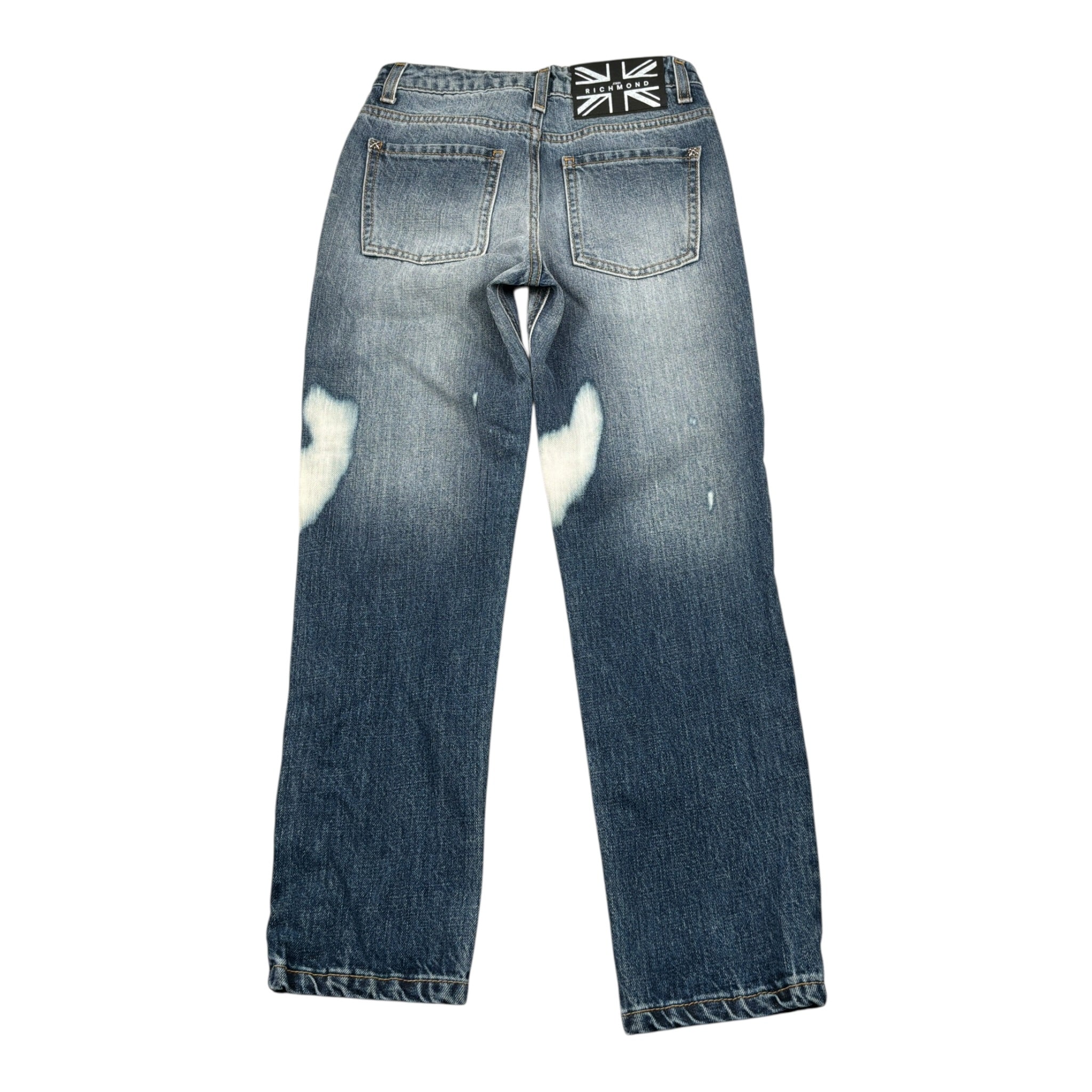John Richmond Jeans tinta unita con Applicazioni Blu per Bambino RBA26145JE BLU JOHN RICHMOND 