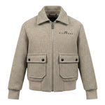 John Richmond Giubbino tinta unita con Zip Sabbia per Bambino RBA26146GB SABBIA JOHN RICHMOND 