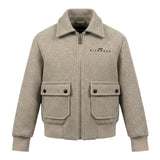 John Richmond Giubbino tinta unita con Zip Sabbia per Bambino RBA26146GB SABBIA JOHN RICHMOND 