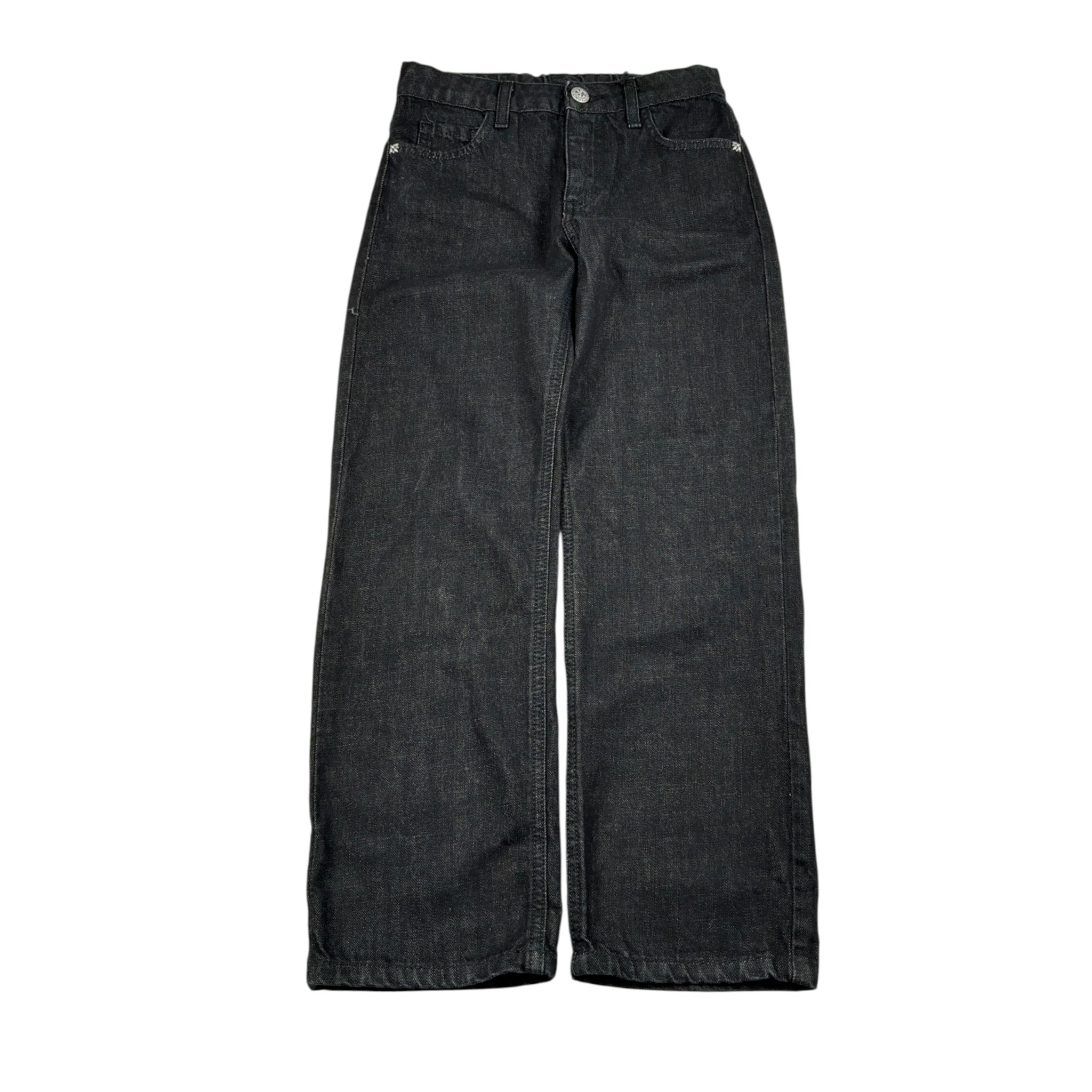 John Richmond Jeans tinta unita con Girovita Regolabile Nero per Bambino RBA26149JE NERO JOHN RICHMOND 