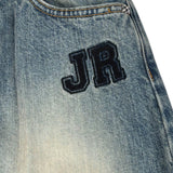 John Richmond Jeans tinta unita con Girovita Regolabile Azzurro per Bambino RBA26151JE AZZURRO JOHN RICHMOND 