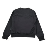 John Richmond Felpa tinta unita con Stampa Nero per Bambino RBA26153FE NERO JOHN RICHMOND 