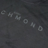 John Richmond Felpa tinta unita Girocollo con Stampa Nero per Bambino RBA26156FE NERO JOHN RICHMOND 