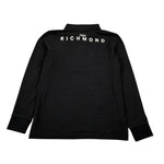 John Richmond Polo Manica Lunga tinta unita con Logo Nero per Bambino RBA26161PO NERO JOHN RICHMOND 