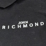 John Richmond Polo Manica Lunga tinta unita con Logo Nero per Bambino RBA26161PO NERO JOHN RICHMOND 