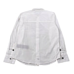 John Richmond Camicia Manica Lunga tinta unita con Logo Bianco per Bambino RBP23139CA BIANCO JOHN RICHMOND 