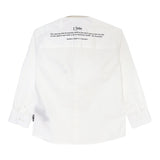 John Richmond Camicia tinta unita con Stampa Bianco per Bambino RBP25016CA BIANCO JOHN RICHMOND 