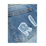 John Richmond Jeans tinta unita 5 Tasche Azzurro per Bambino RBP25189JE AZZURRO JOHN RICHMOND 