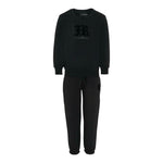 John Richmond Completo 2 Pezzi Felpa-Pantalone tinta unita Nero per Neonato RGA25002CFNX NERO JOHN RICHMOND 