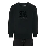 John Richmond Completo 2Pz Felpa-Pantalone Nero per Bambino RGA25002CFX NERO JOHN RICHMOND 