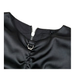 John Richmond Abito tinta unita con Zip Nero per Bambina RGA25069VEX NERO JOHN RICHMOND 