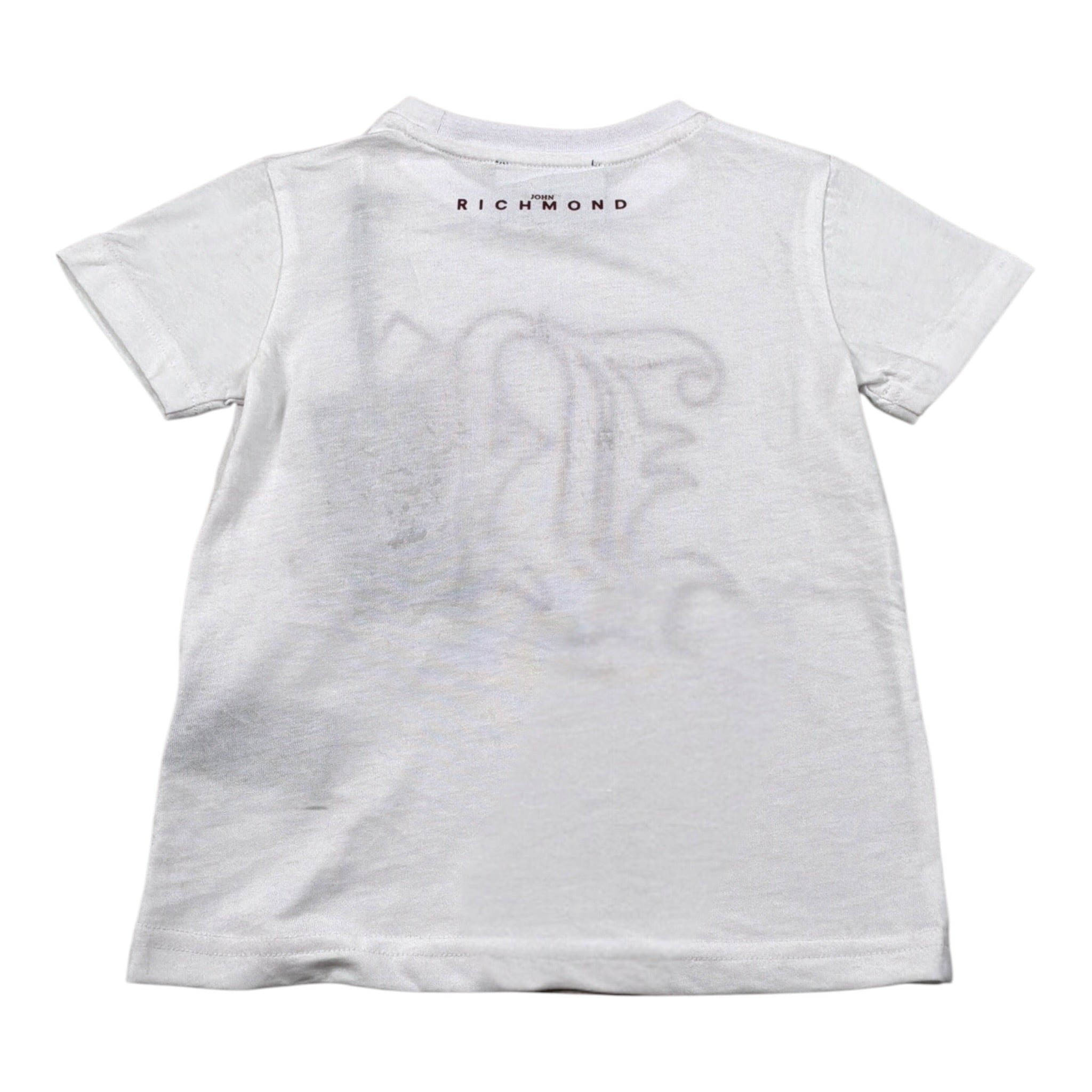 John Richmond T-Shirt tinta unita con Stampa Bianco per Neonata RGA25078TSX BIANCO JOHN RICHMOND 