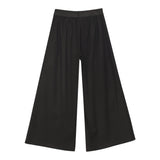 John Richmond Pantalone tinta unita Modello Palazzo Nero per Bambina RGA25216PAJ NERO JOHN RICHMOND 