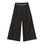 John Richmond Pantalone tinta unita Modello Palazzo Nero per Bambina RGA25216PAJ NERO JOHN RICHMOND 