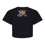 John Richmond T-Shirt tinta unita con Stampa Nero per Bambina RGA25224TS NERO JOHN RICHMOND 