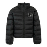 John Richmond Giubbino tinta unita con Stampe Logo Nero per Bambino RGA25233BIJ NERO JOHN RICHMOND 