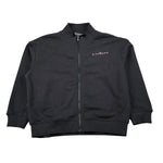 John Richmond Felpa con Zip tinta unita con Logo Nero per Bambina RGA26005FE NERO JOHN RICHMOND 