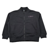 John Richmond Felpa con Zip tinta unita con Logo Nero per Bambina RGA26005FE NERO JOHN RICHMOND 