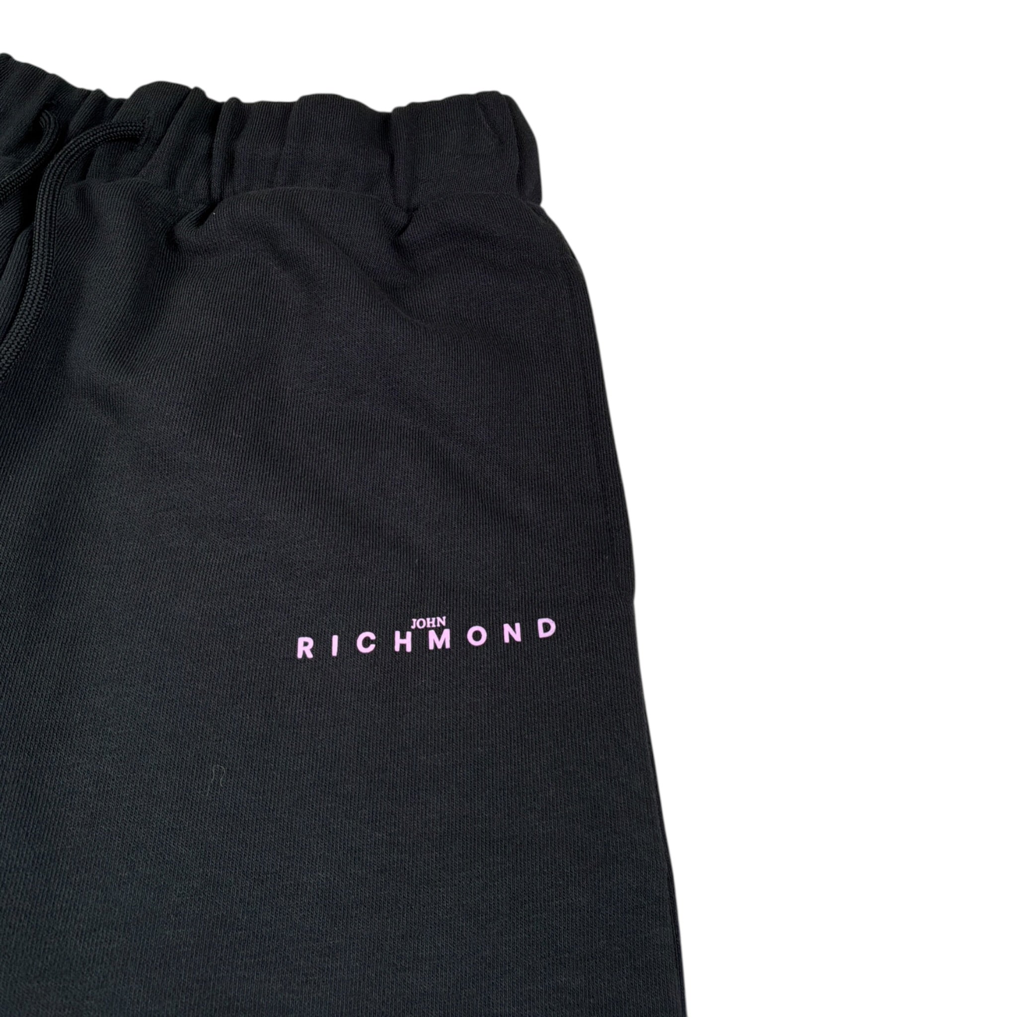 John Richmond Pantalone Tuta tinta unita con Logo Nero per Bambina RGA26006PA NERO JOHN RICHMOND 