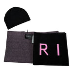 John Richmond Set Cappello-Sciarpa tinta unita Nero per Bambina RGA26015HS NERO JOHN RICHMOND 